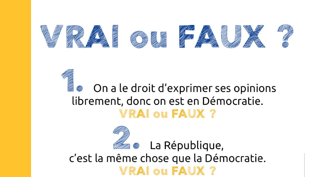 Tract-quiz « Démocratie » à imprimer