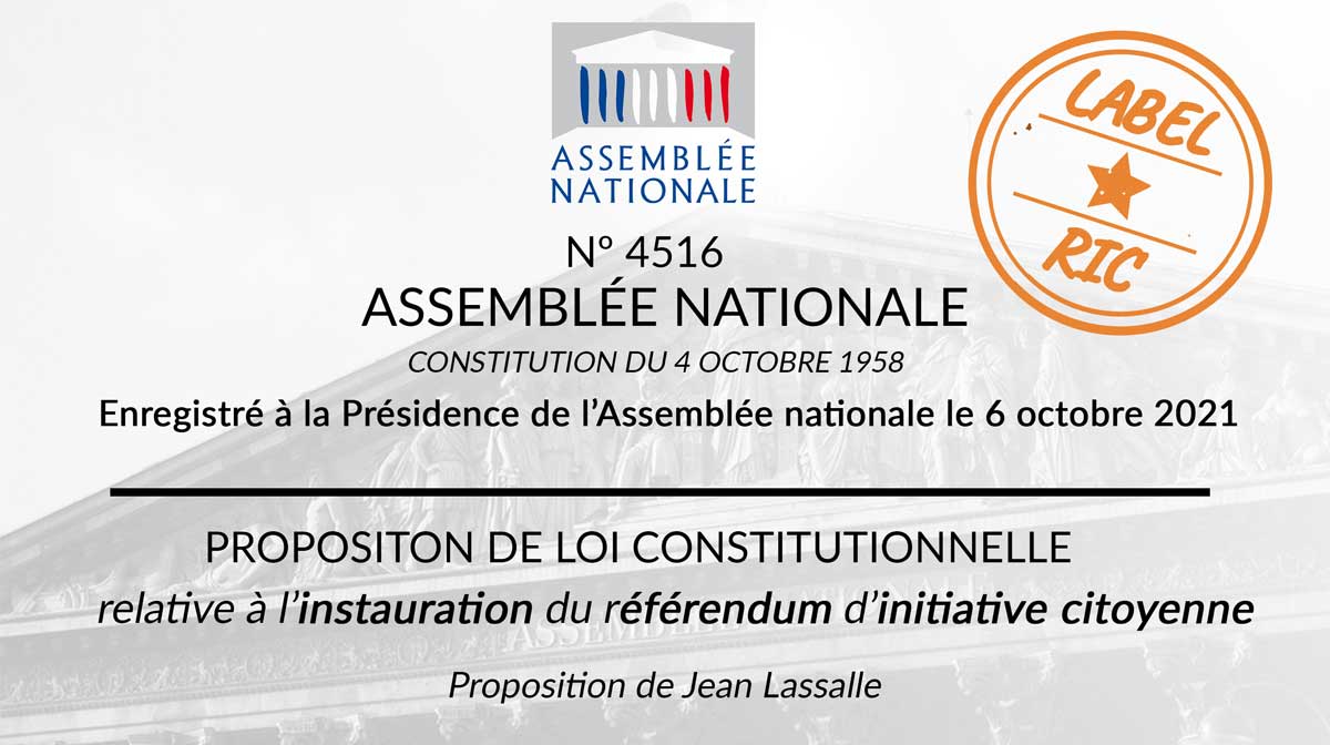 Soutenir la Proposition de Loi Constitutionnelle en faveur de la Démocratie à l’Assemblée Nationale