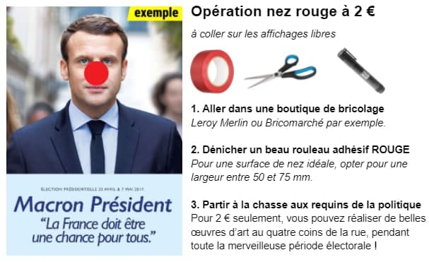 Action détournement Panneaux d’Affichage Libre de la Présidentielle 2022