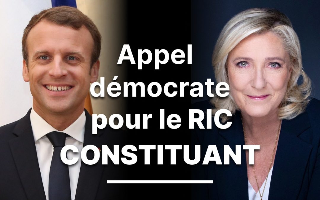 Appel démocrate pour le RIC Constituant aux candidats