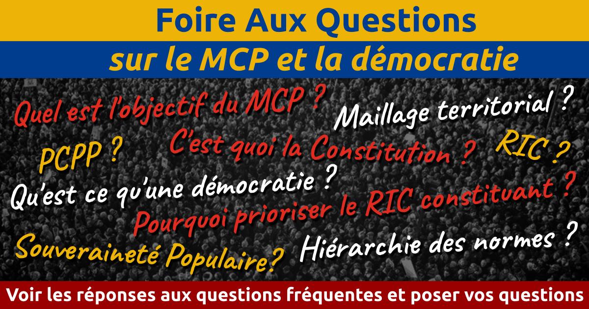 FAQ du MCP