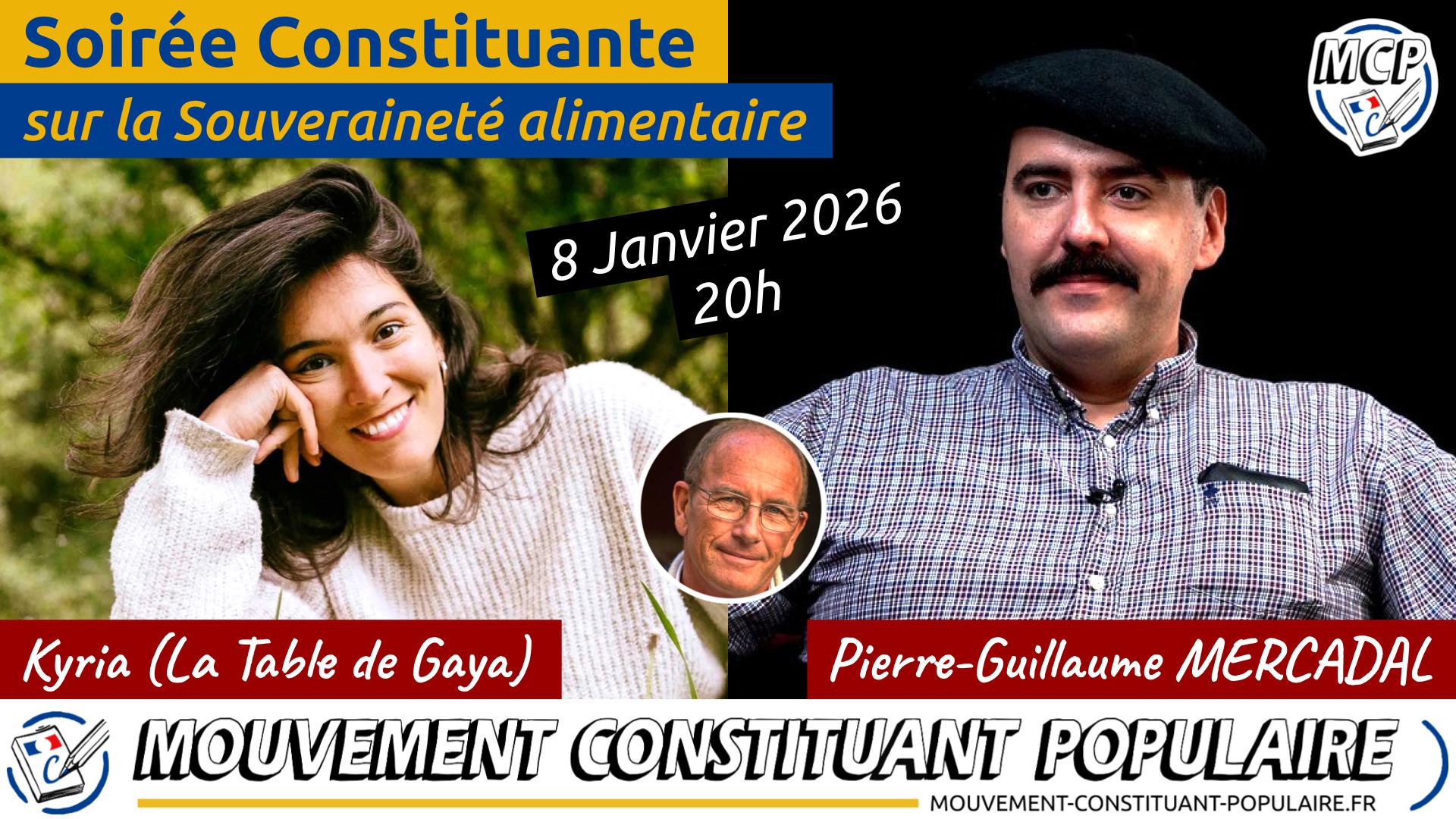 Soirée constituante sur la Souveraineté alimentaire