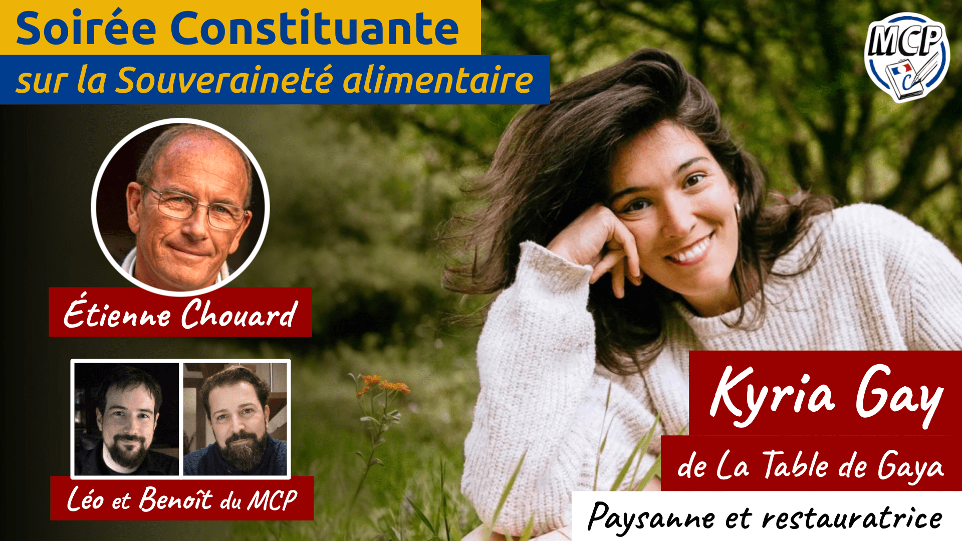 Soirée Constituante sur la Souveraineté alimentaire (Partie 1)