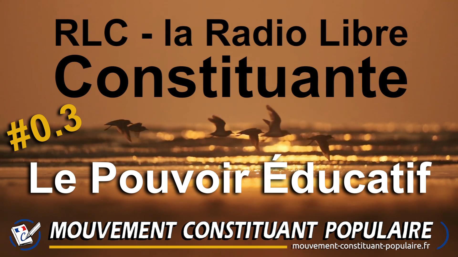 #0.3 Le Pouvoir Éducatif